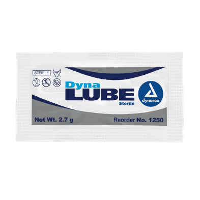 #1250 Dynarex® DynaLube Lubricating Jelly 2.7g 